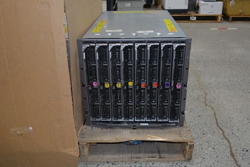 Dell PowerEdge M1000E Server Xeon Fully Loaded with M820 E5-4620 & 2,528GB RAM