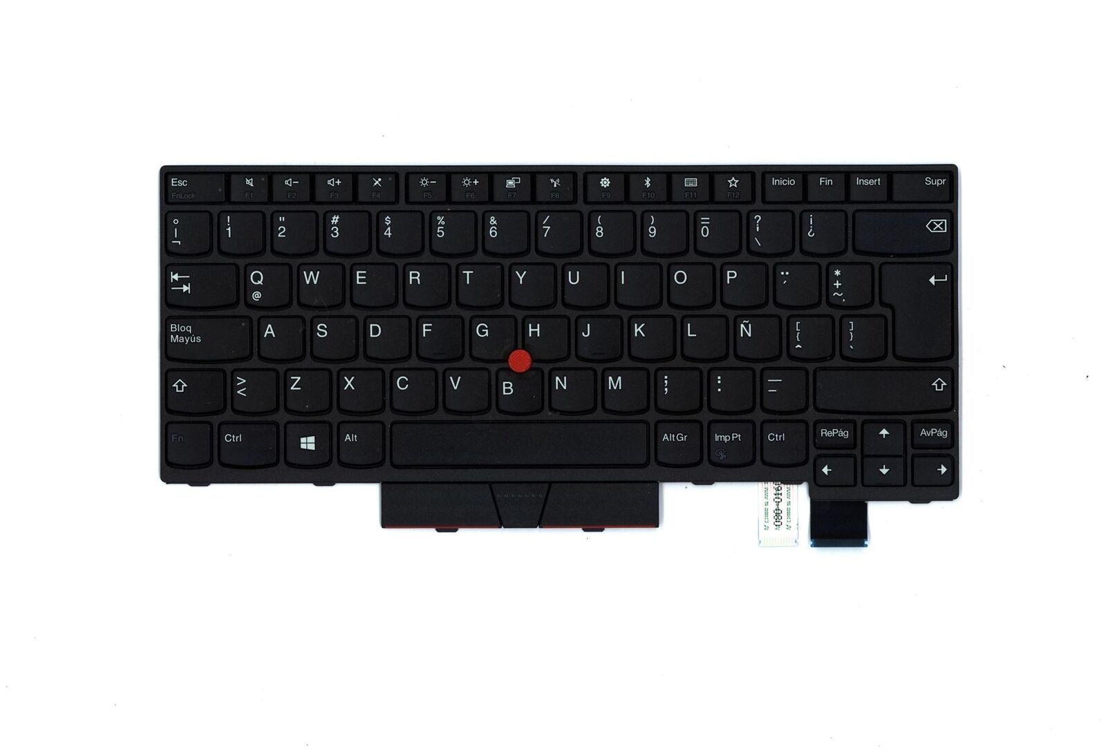 Lenovo ThinkPad T470 A475 Keyboard Spanish (Latin American) Black 01AX449