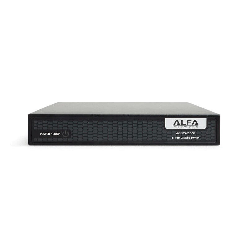 AGS05-2.5GL Alfa 5-Port Ethernet Switch 2.5 Gbps