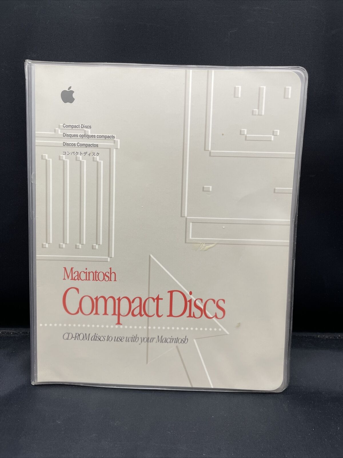 Vintage 1994 Apple Macintosh Compact Discs CD-ROM Booklet