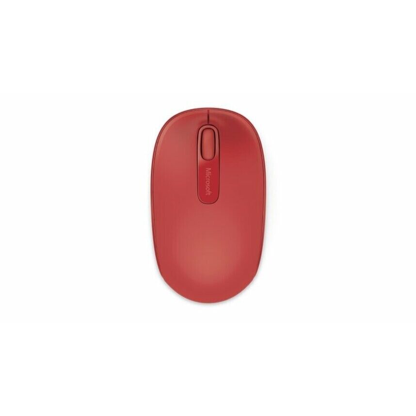 Microsoft Wireless Mobile 1850 Mouse - Red - 