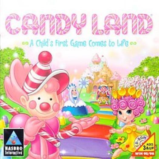 Candy Land PC CD sugar match sweet tooth language computer board game CandyLand