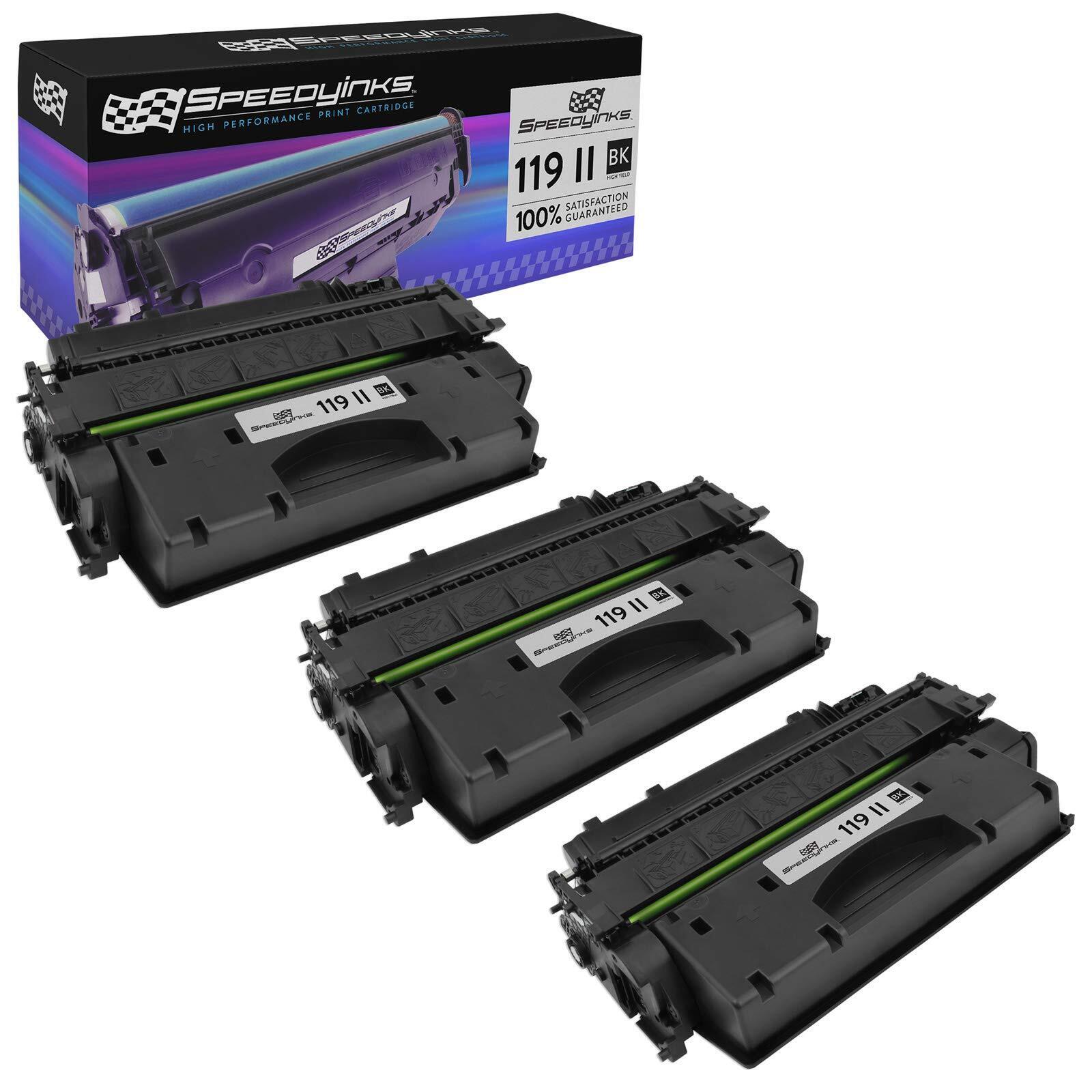 3 Pack Compatible Canon 3480B001AA HY Black Laser Toner for Canon 119 II