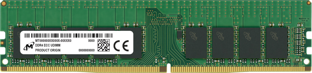 Micron 32GB DDR4-3200 PC4-25600 CL22 ECC unbuffered Memory