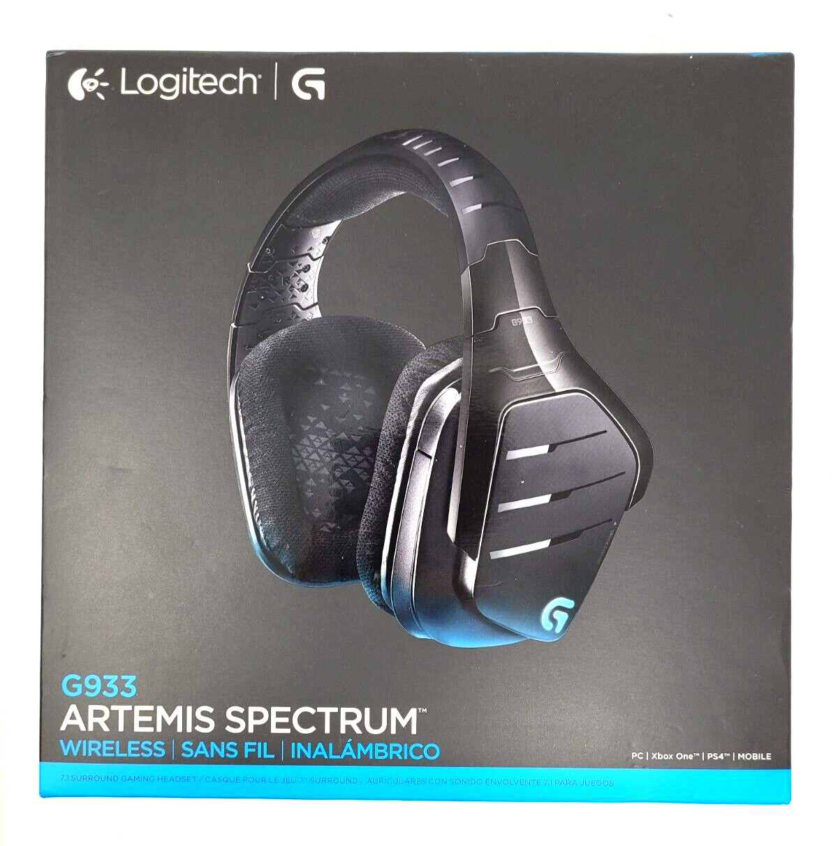 Logitech G933 Artemis Spectrum Wireless RGB 7.1 Surround Sound Gaming Headset