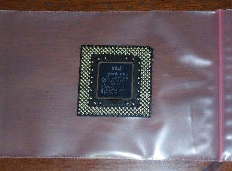  USA SELLER Pentium MMX 233 MHz  STEP CODE: SL27S   FV80503233  SOCKET 7 CPU 