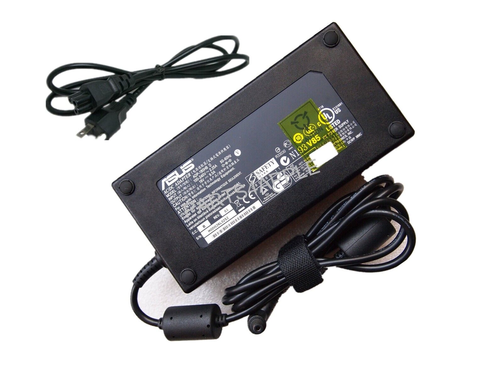 New Genuine 19V 9.5A 180W power charger adapter for ASUS G75VW-AS71 ADP-180HB D