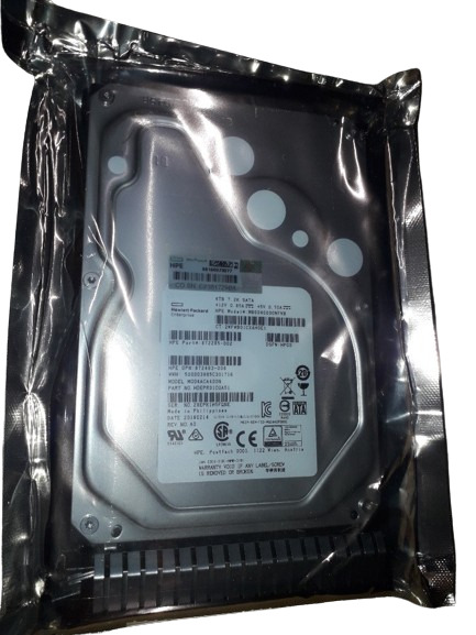 NEW HPE Proliant 4TB 7.2K Hot Plug LFF 6G SATA SC DS Hard Drive P/N 872772-001