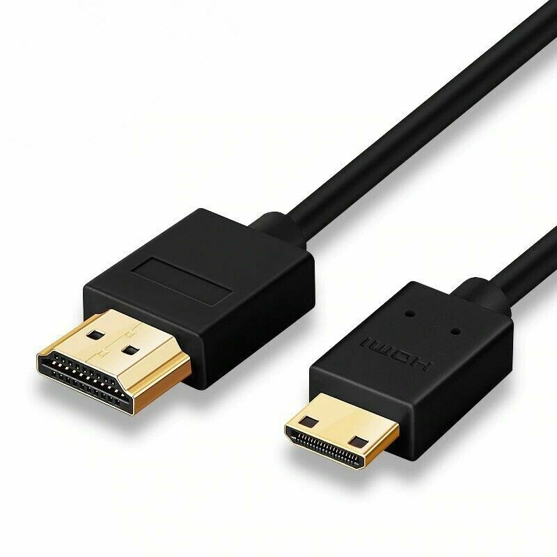 Mini HDMI to HDMI Lead Cable Gold TVs Sky HD PS4 Xbox One v1.4 UHD 1M HDMIcable