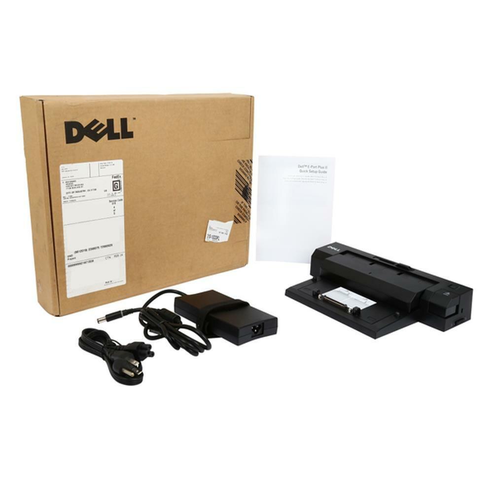 Dell PR02X E-Port Plus II Docking Station 0M8V41 w/Dell 240W Power Supply 0FWCRC