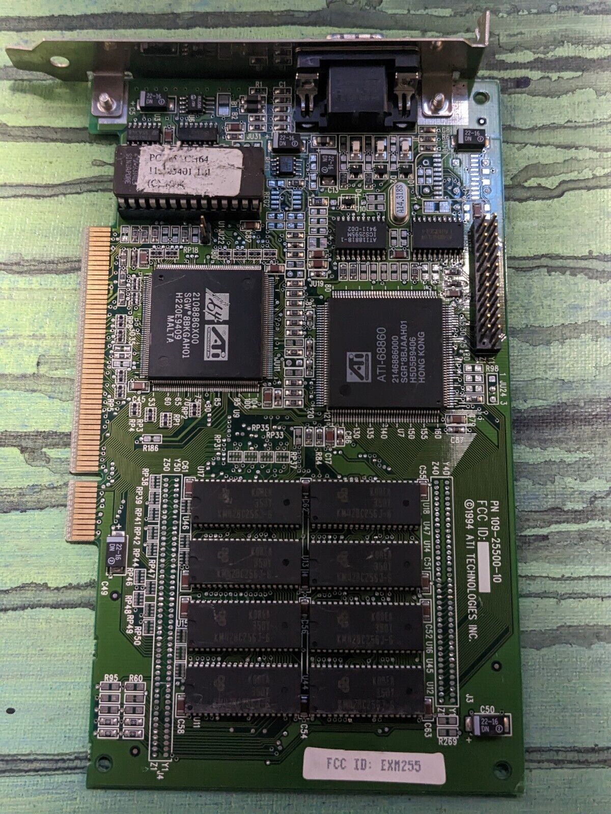 ATI Technologies MACH64 109-25500-10 PCI Video Graphics Card