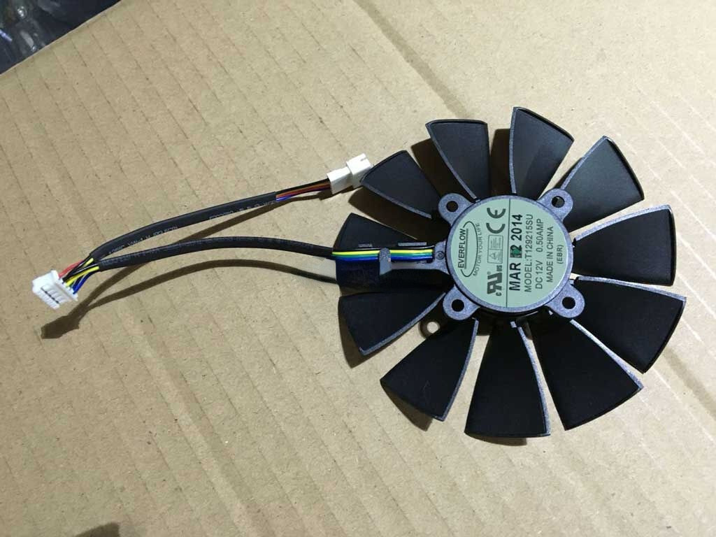 Cooler Fan For ASUS GTX 780 GTX 780Ti R9 280 280X R9 290 290X T129215SU 95mm