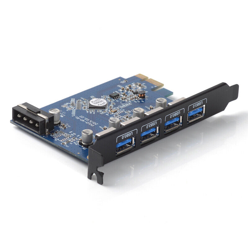 O-ORICO PVU3-4P Desktop PCI-E 4 Port High Speed USB 3.0 PCI Express Card PVU3-4P