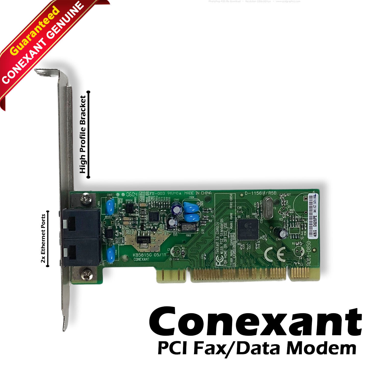 Genuine Dell Inspiron 530 Conexant 56k V.92 Data Fax Modem PCI Card JF495