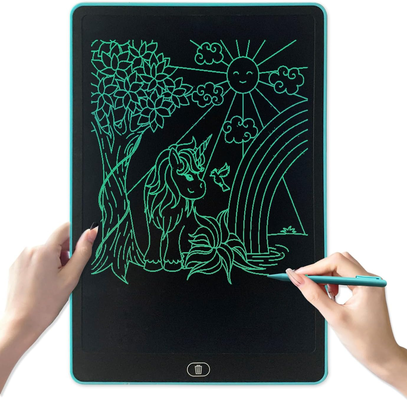 Big 16-In LCD Writing Tablet (15 Inch Screen), Standalone Drawing or Notice Boar