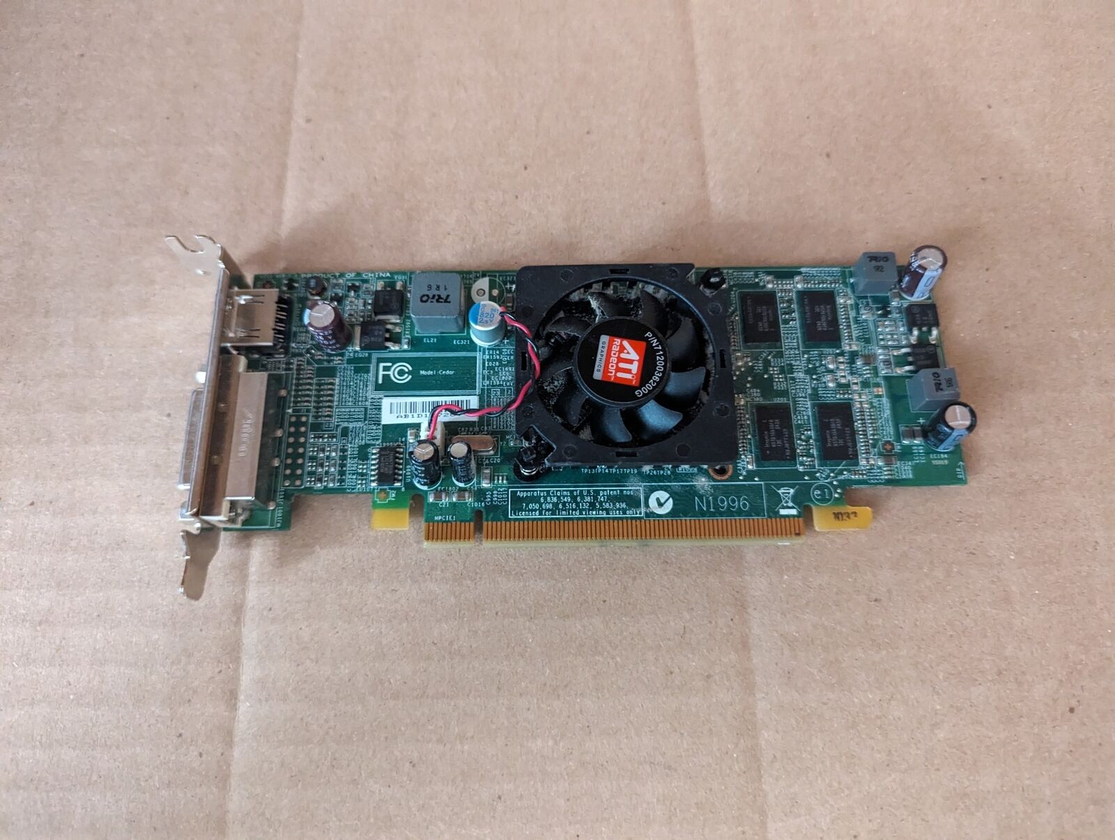 MSI ATI RADEON HD 5450 1GB PCI-E GRAPHICS CARD 109-B89031-00B E5-2(7)
