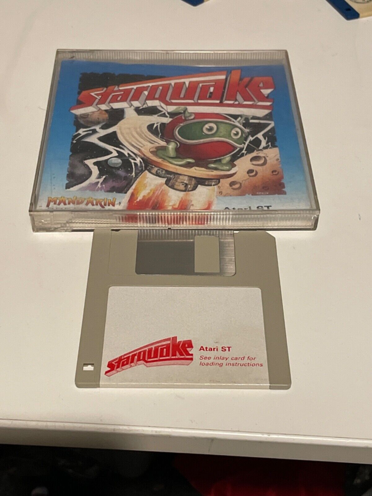 Vintage PC ATARI ST Game collectable boxed Starquake complete