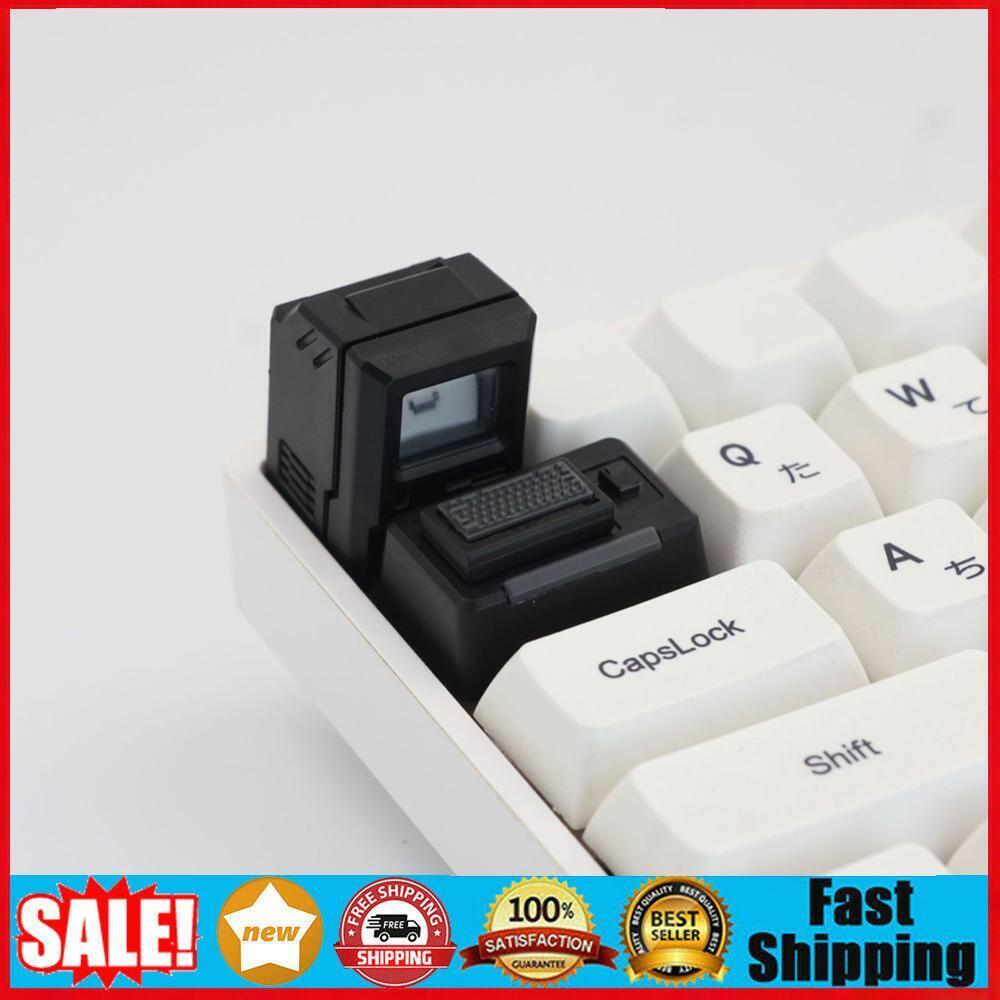 80s Retro Personalized ESC 1.5U Tab Key Cap Kits for Mechanical Keyboard (Black)