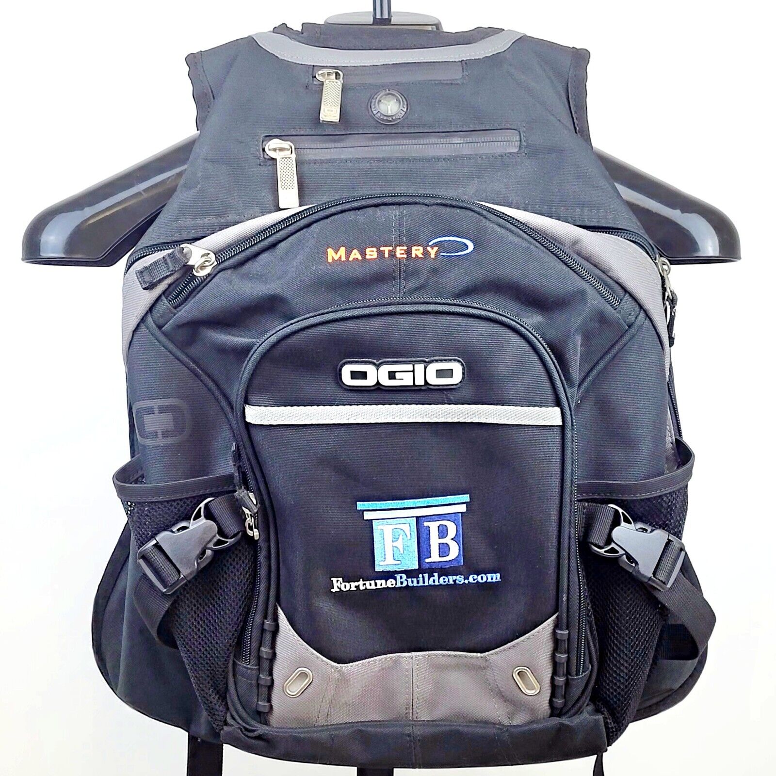 OGIO Fugitive Laptop Backpack~Fortune Builders Mastery~Street Bag~Black Grey