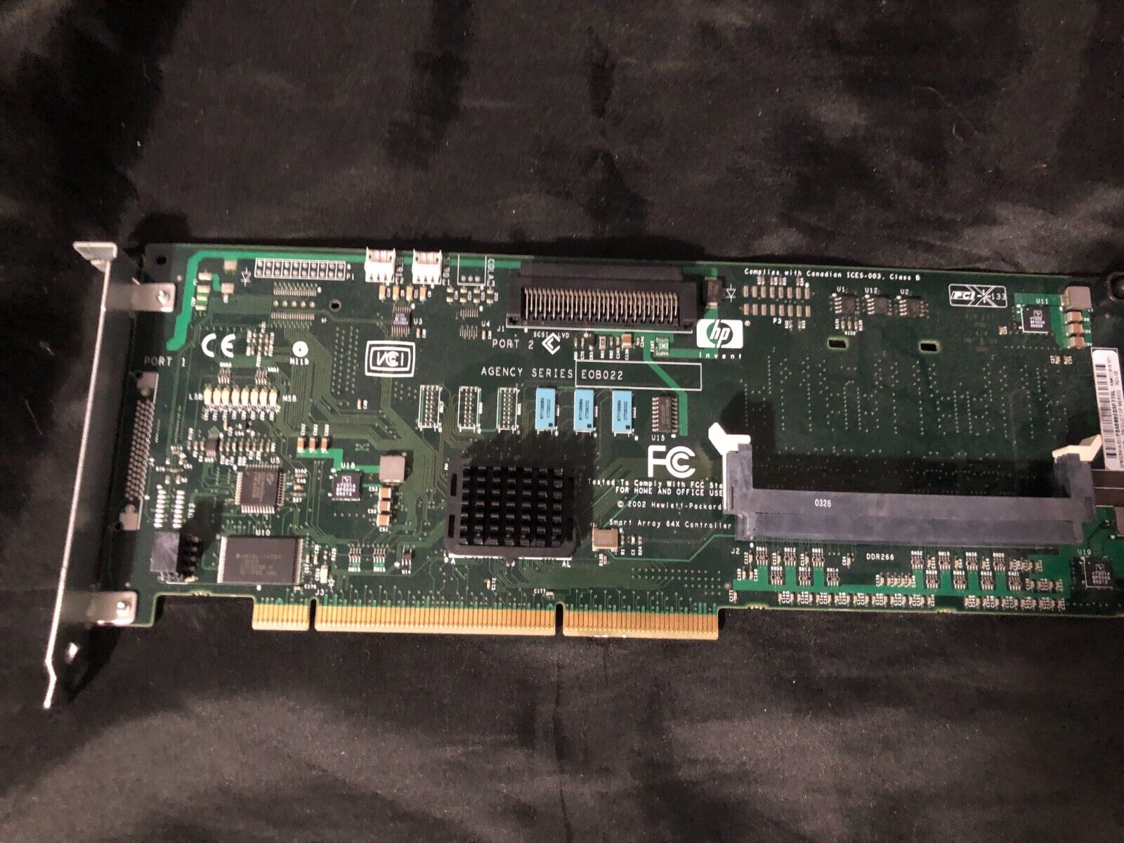 HP ProLiant ML350 G4 Server Smart Array PCI-X Riser Board- 305414-001 UNTESTED