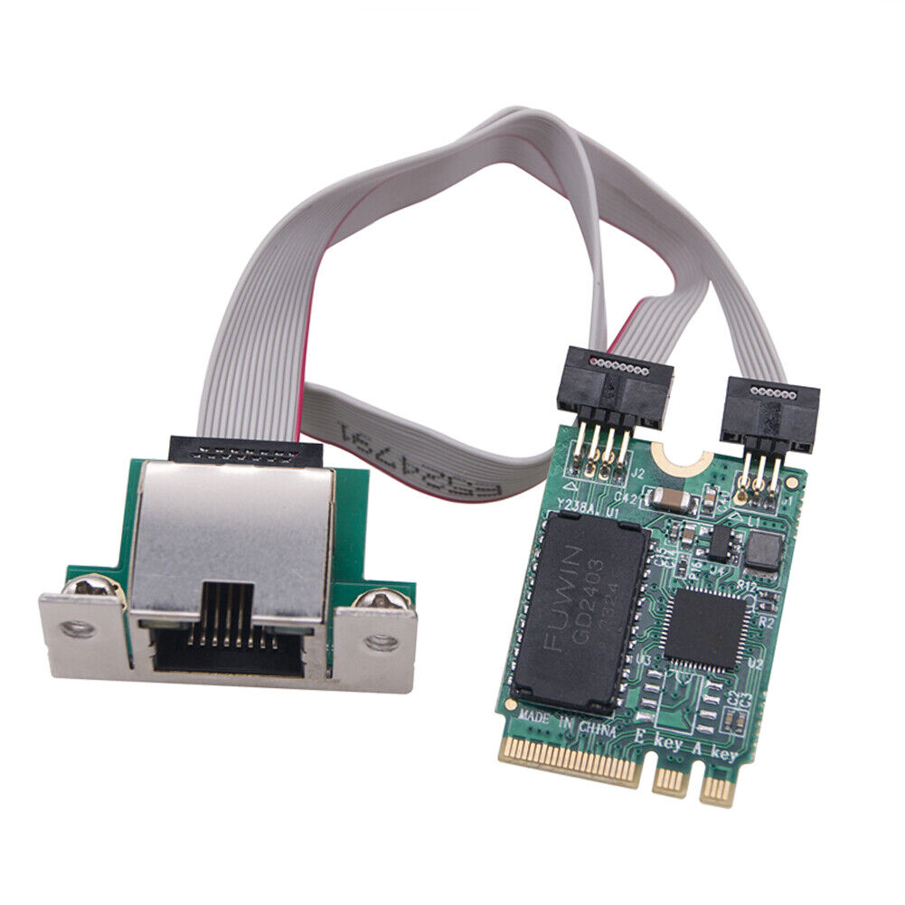 M.2 Gigabit Ethernet Network Card Mini PCIE M2 RJ45 Lan Adapter Ethernet Adapter