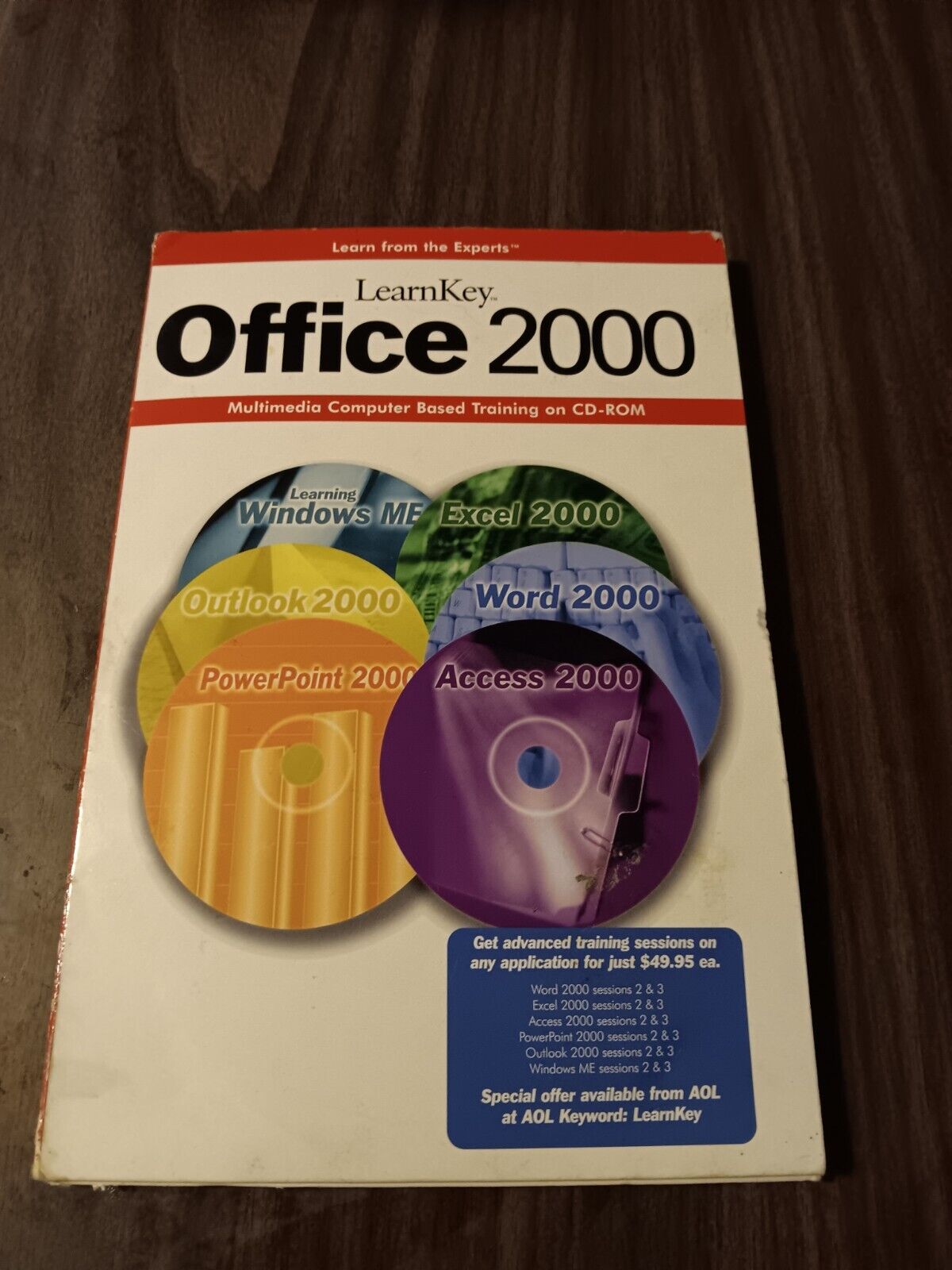 LearnKey Office 2000 Multimedia Computer Based Training on 6 CD-Roms