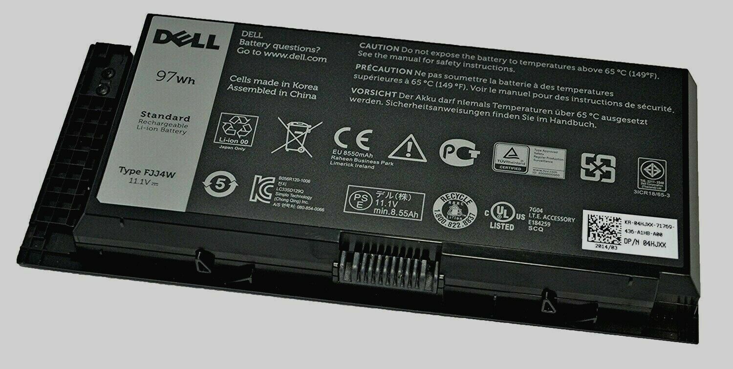 Original Dell FJJ4W 4HJXX 97Wh Laptop Battery for Dell Precision M4600 M4700
