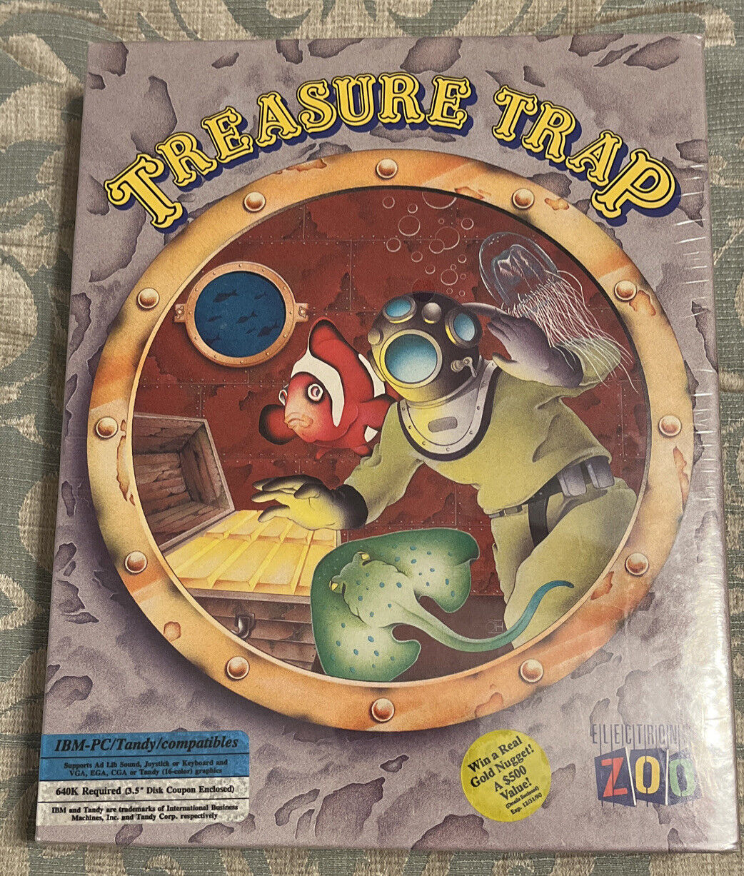 NEW UNOPENED Treasure Trap IBM-PC Tandy
