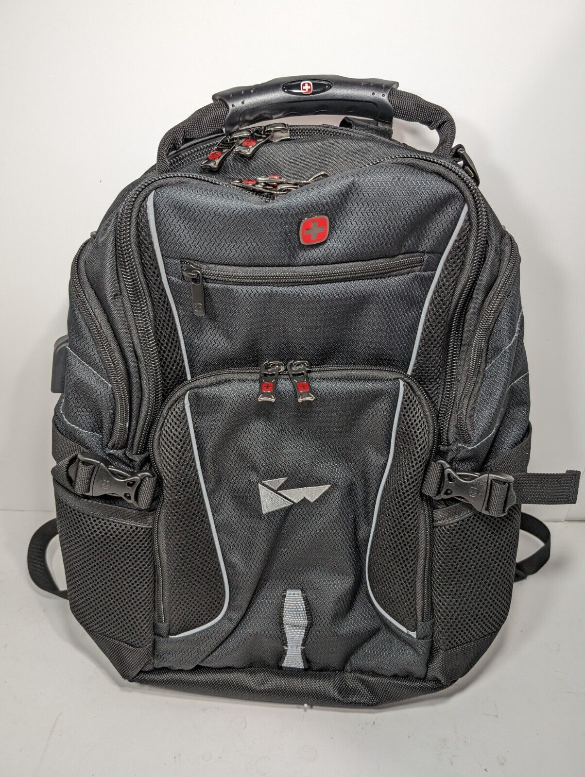 Swiss Gear Wenger Airflow Hiking School Laptop Backpack Black - Used Once