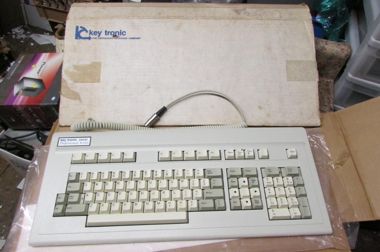 Key Tronic KB5151 Professional Mechanical IBM AT/XT 5-Pin Vintage Keyboard Boxed