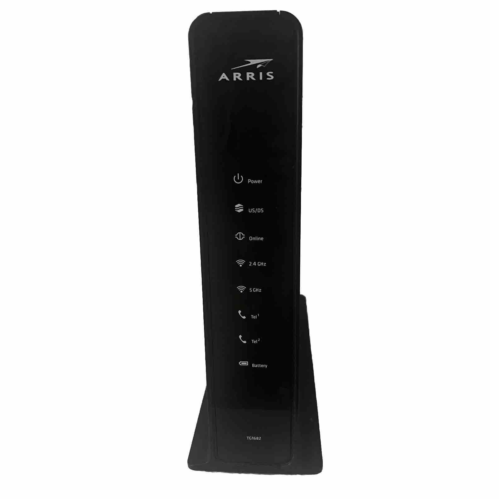 Arris TG1682G Dual Band Wireless 802.11ac Cable Modem Router **READ**