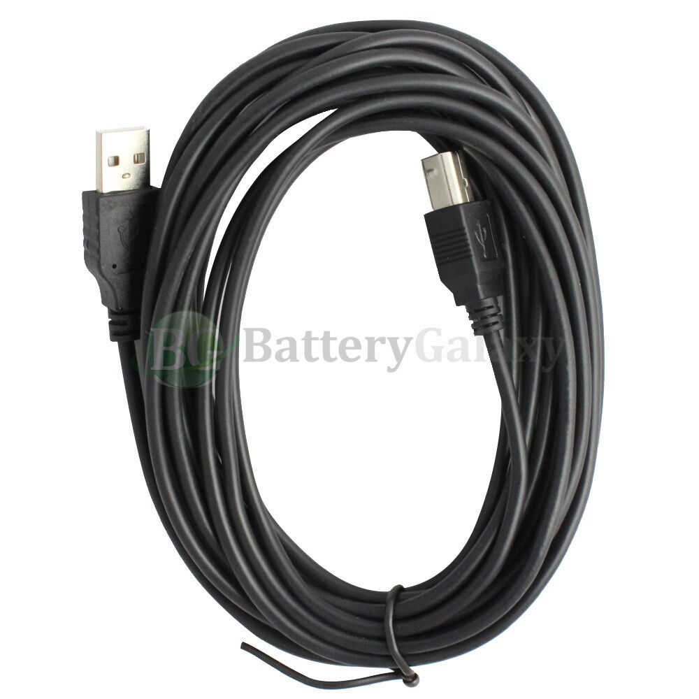 15FT 15' 15 FT FEET USB 2.0 A TO B HIGH SPEED PRINTER CABLE CORD NEW 10,000+SOLD