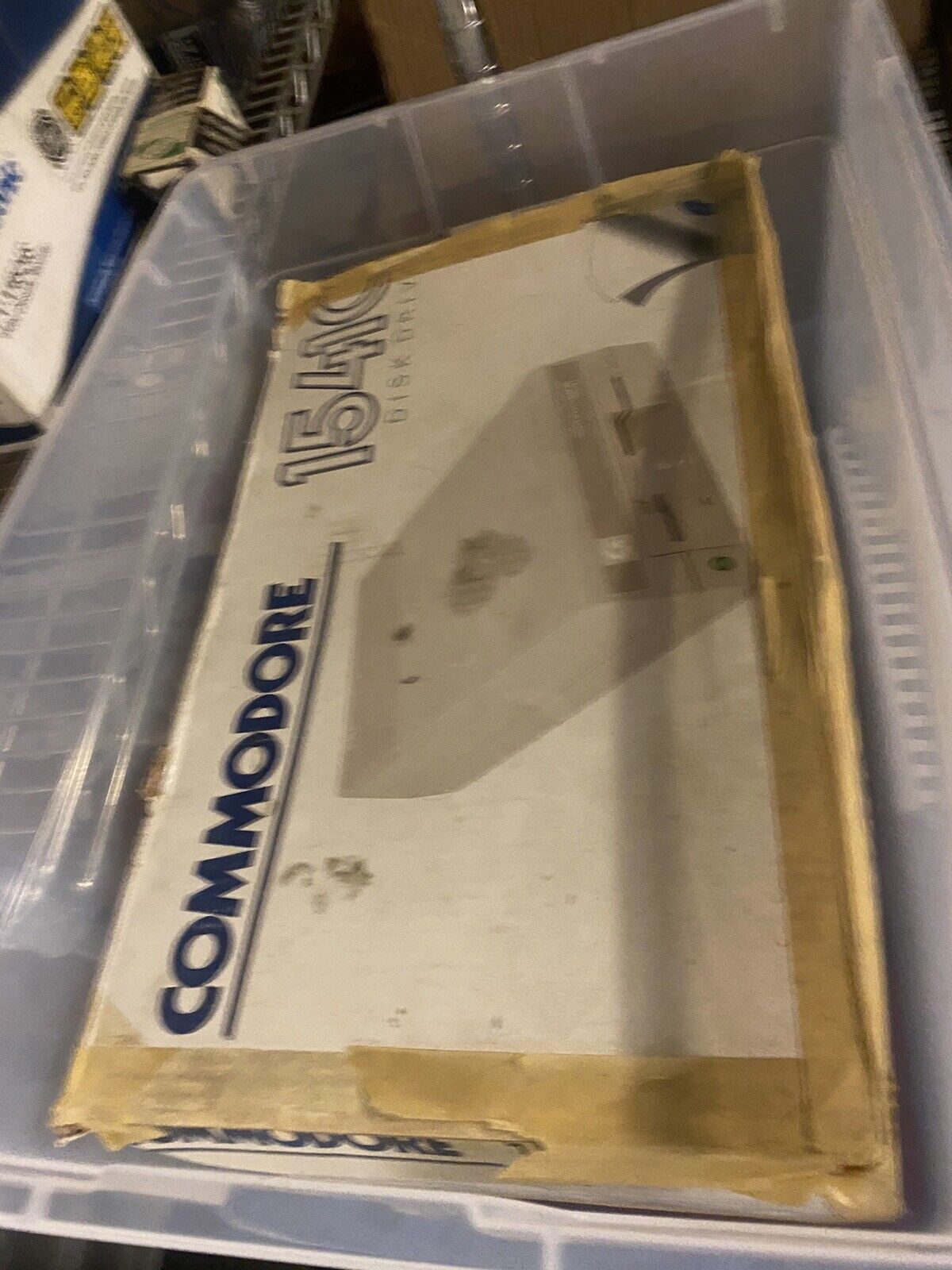 Commodore 64 Computer 1541C Floppy Disk Drive Vintage w/ Original Box & Dust Jac