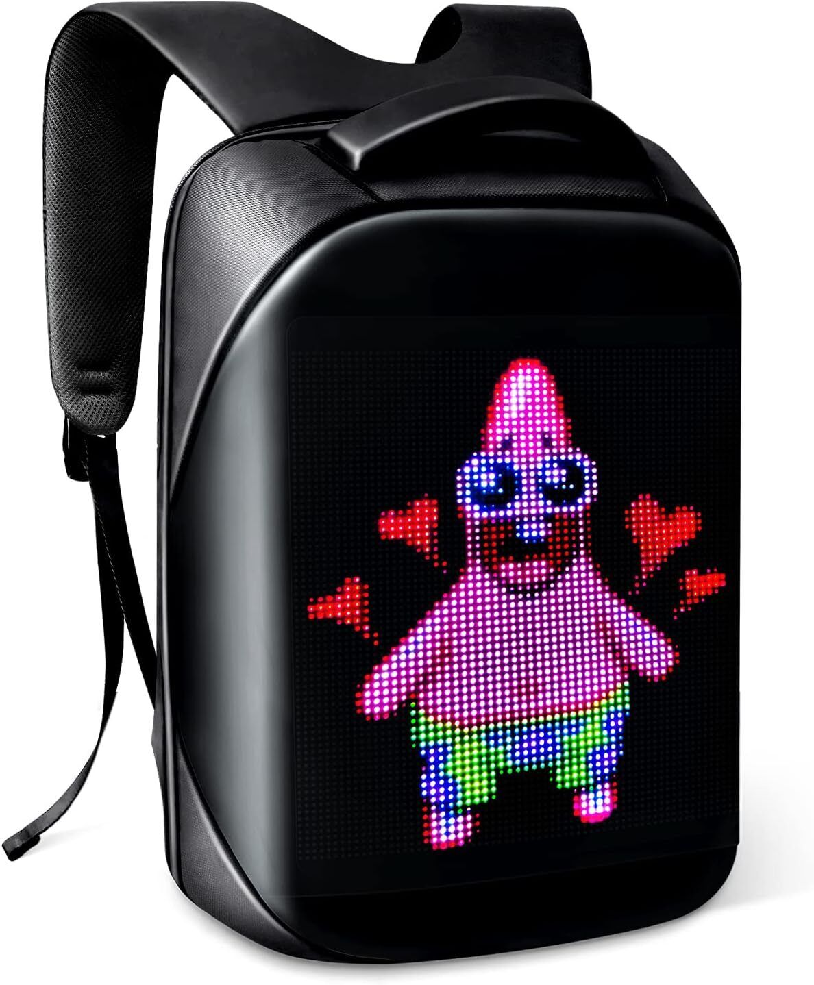 Led Backpack with Programmable & Full Color Screen Gift Motorcycle Backpack