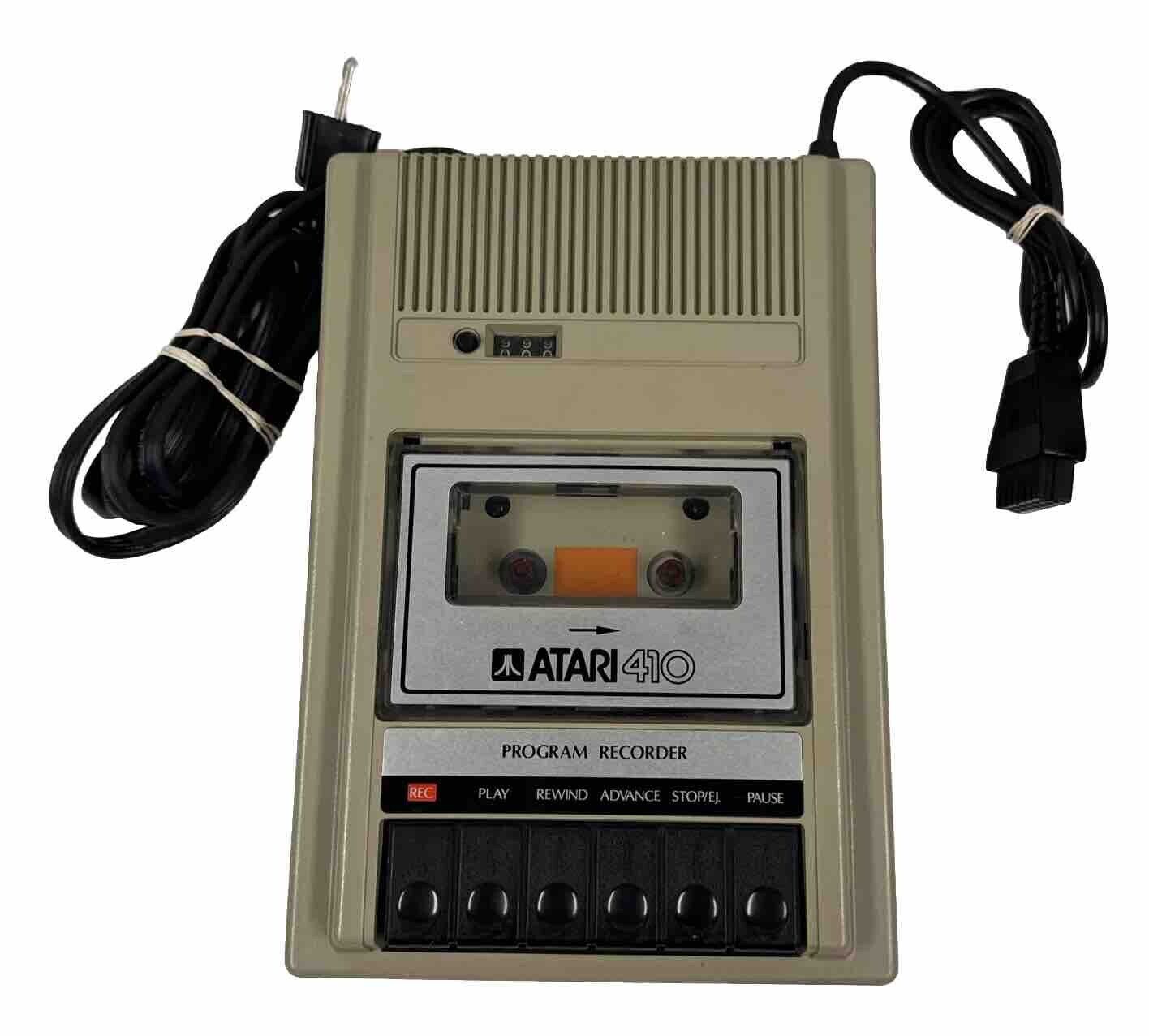 Vintage Atari 410 Program Recorder Cassette Player CLEAN UNTESTED