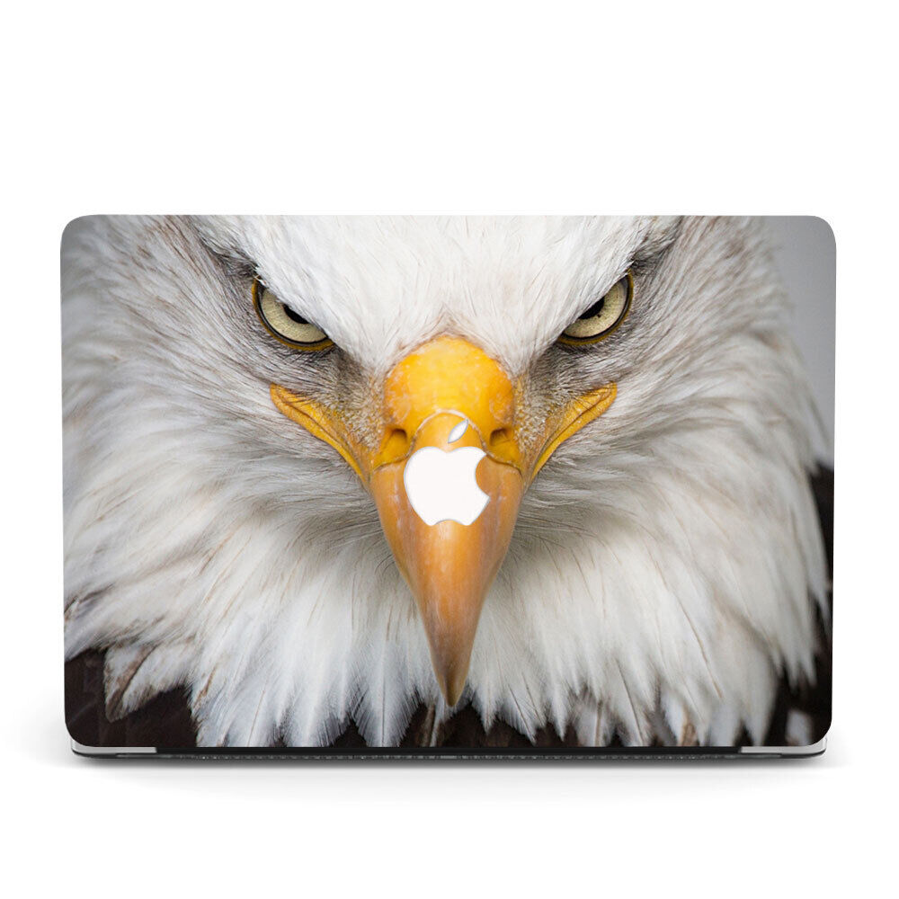 2in1 Bald Eagle Animals Case For Macbook M2 Air 15 M1 13 Pro 16 14 11 12 inch