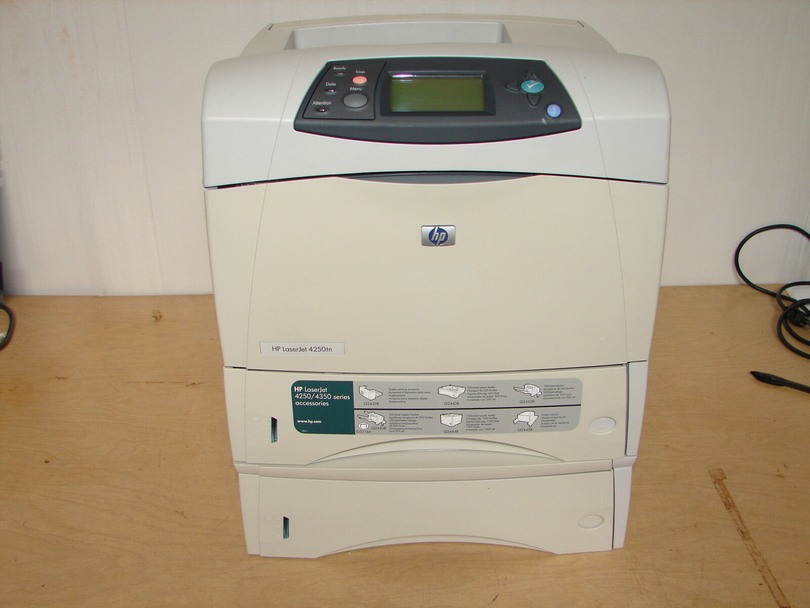 HP Laserjet 4350dtn 4350n Laser Printer *Just Serviced* warranty count 47,870