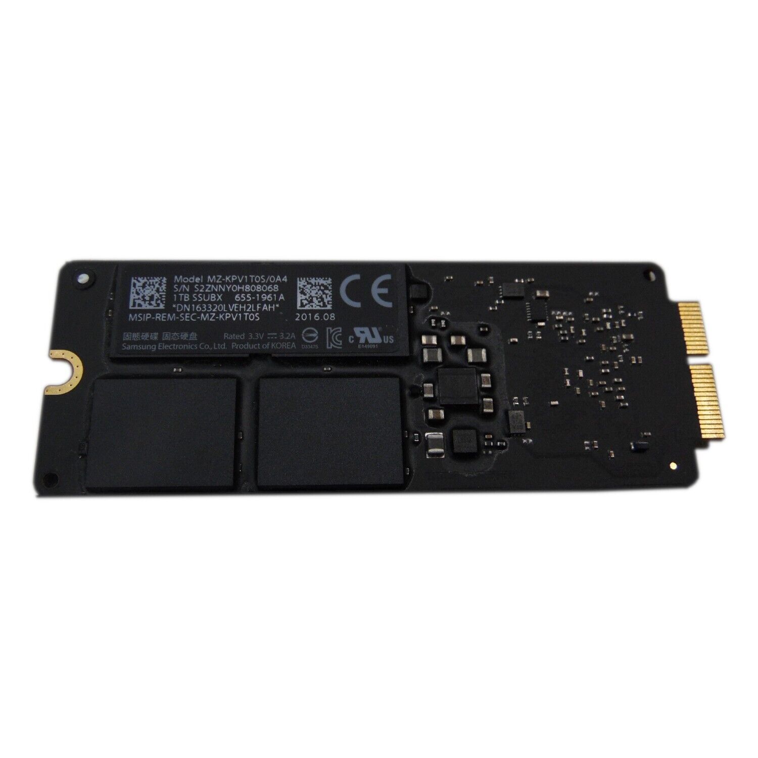 Samsung 1Tb PCIe 3.0 SSD MacBook Pro Retina A1502 A1398 655-1961 Original Apple