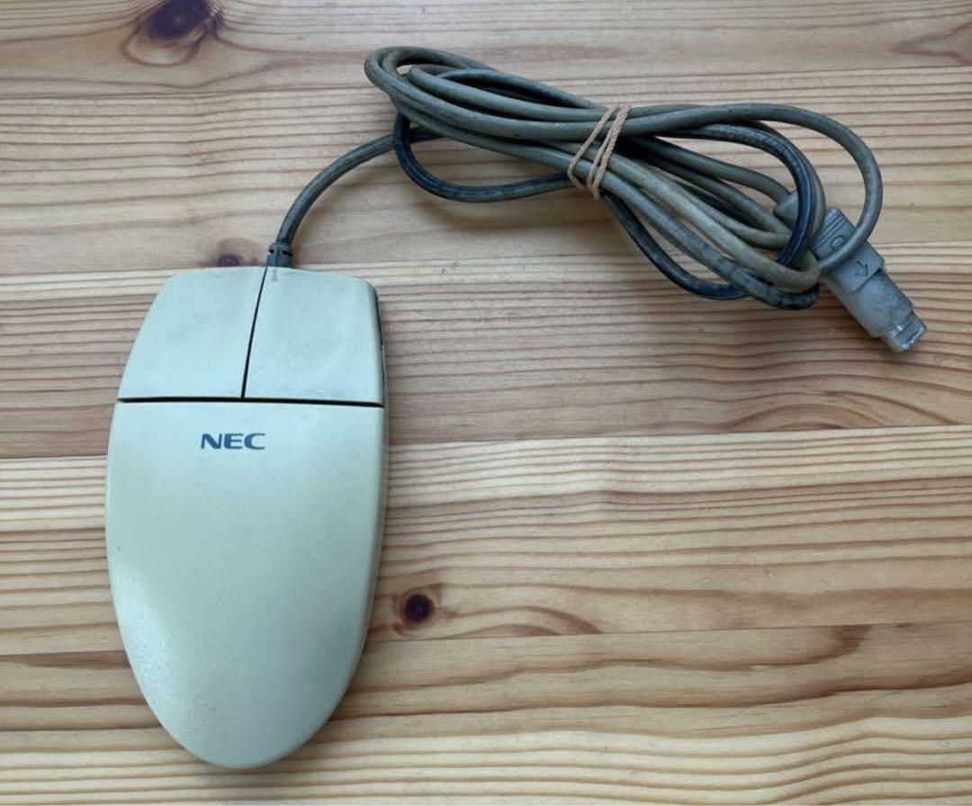Vintage Rare NEC PC 98 Mouse genuine Circular Connectors 98 9801 9821 From Japan