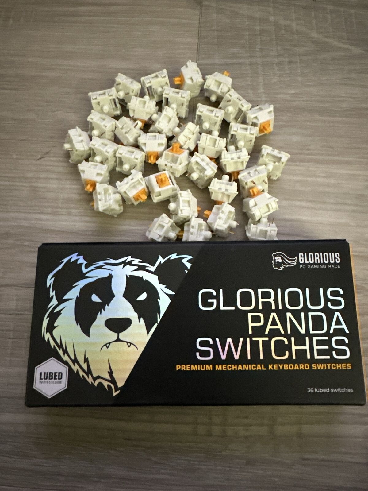 Glorious Panda Switch (Factory Lubed) - 36 Count