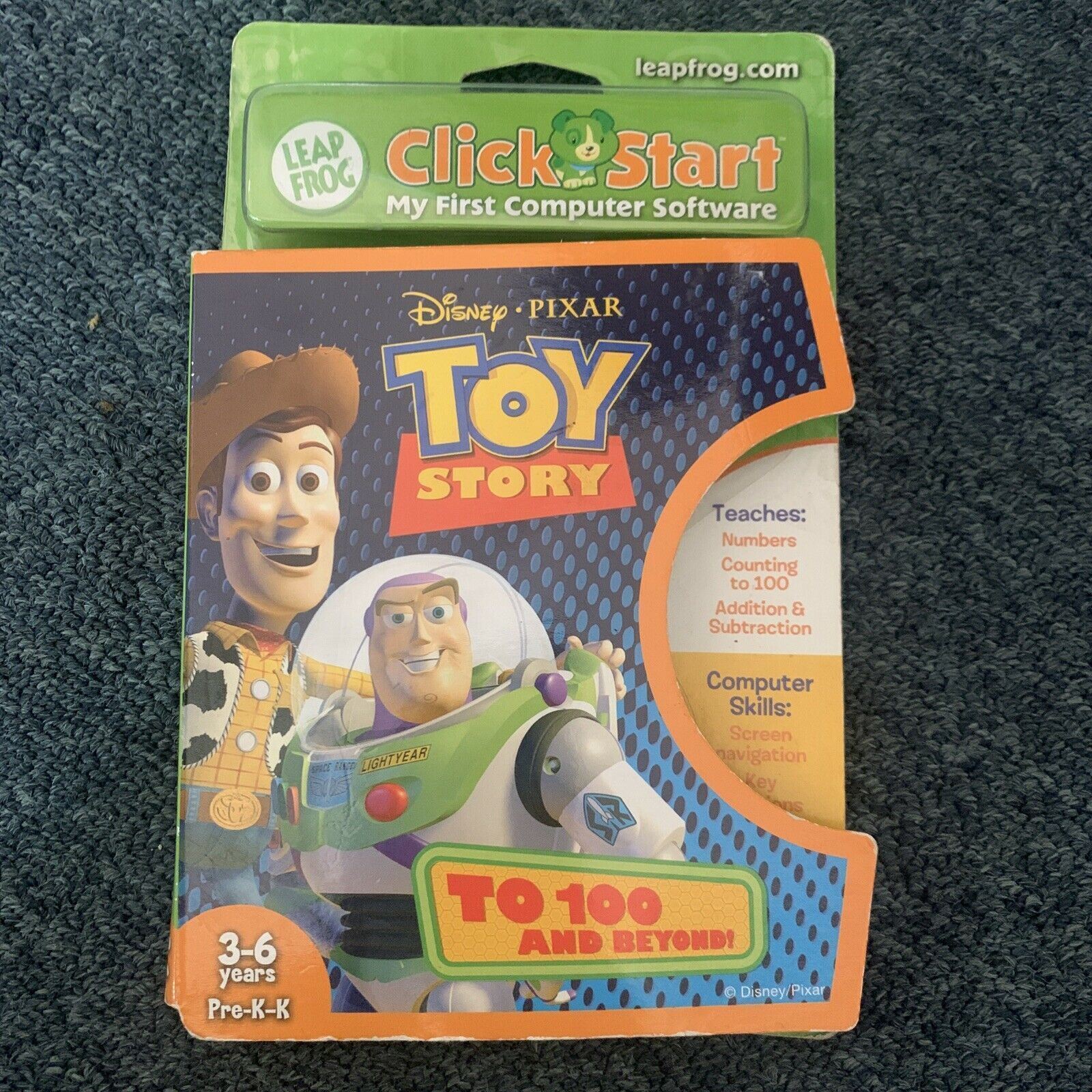LeapFrog ClickStart Educational Software Toy Story to 100 and Beyond