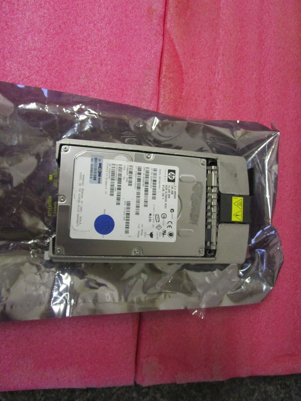 HP Compaq 146GB SCSI Hard Drive 356910-002 BD14687B52 U320 10K