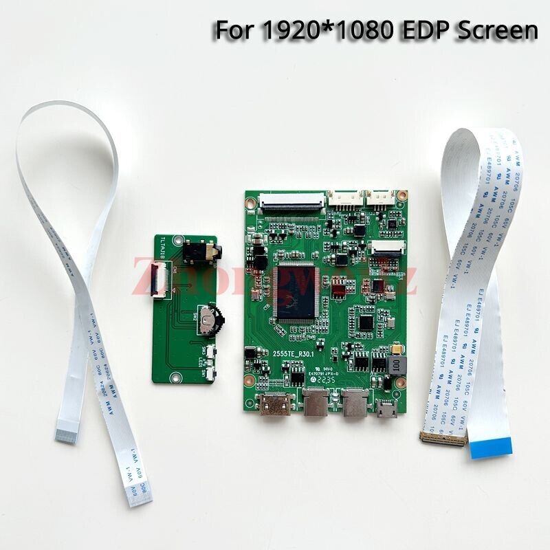 For N156HCG-GQ1 1920x1080 EDP 30-Pin TYPE-C Mini-HDMI Screen Drive Board DIY Kit
