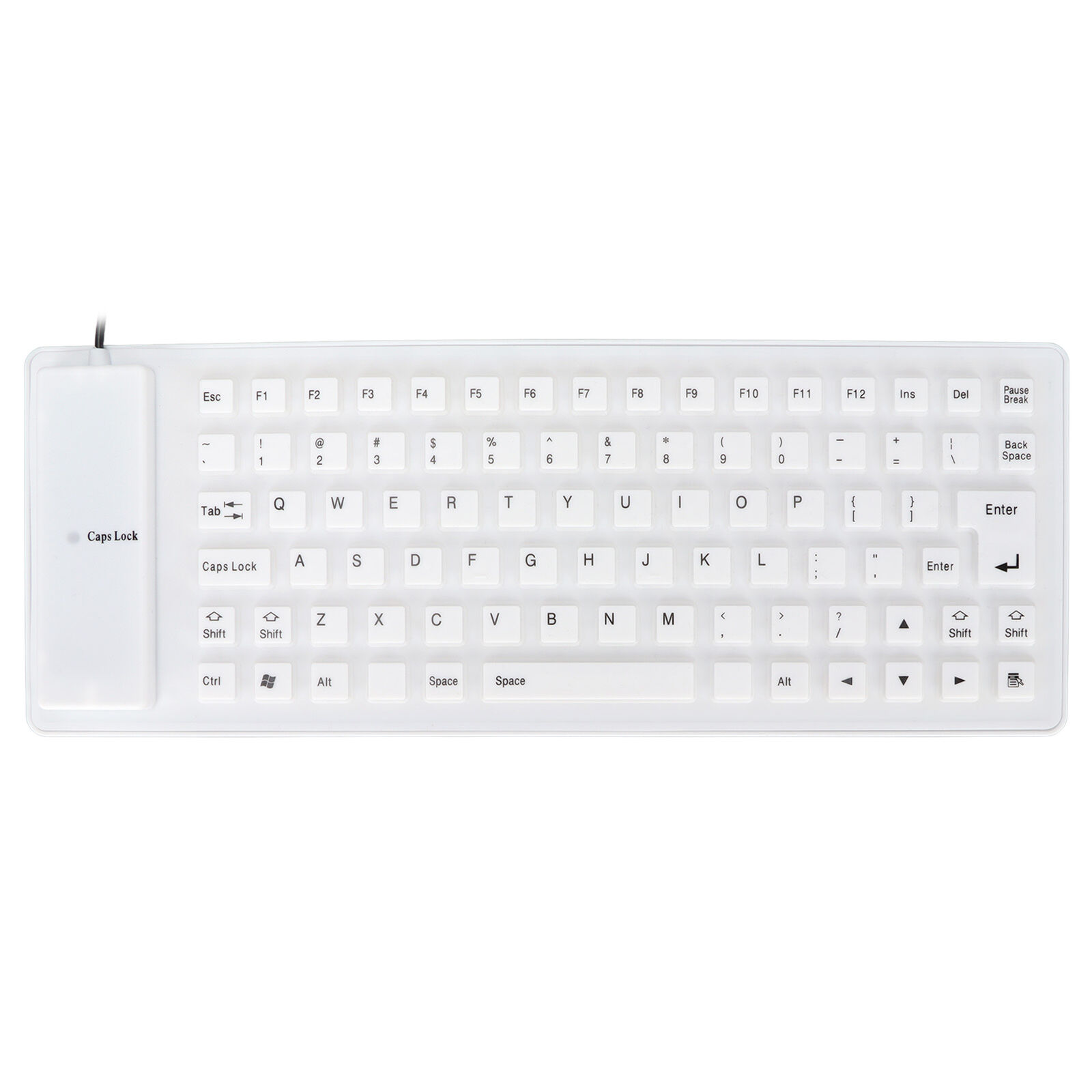 Silicone Keyboard Fully Sealed Design 85 Keys Silicone Keyboard For PC Notebook