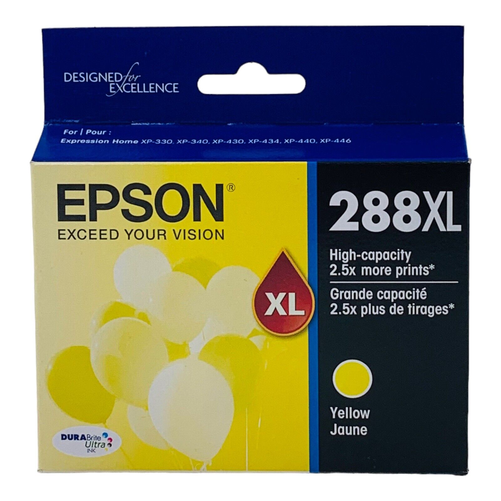 Genuine Epson 288XL Yellow Ink Cartridge High-capacity T288XL420 Exp.05/2023