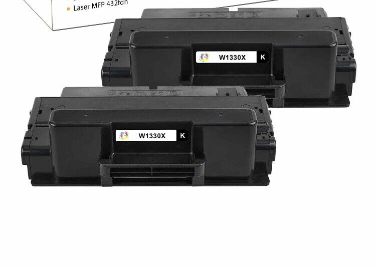2PK W1330X 330X Toner Cartridge Compatible With HP LaserJet 408dn MFP 432fdn