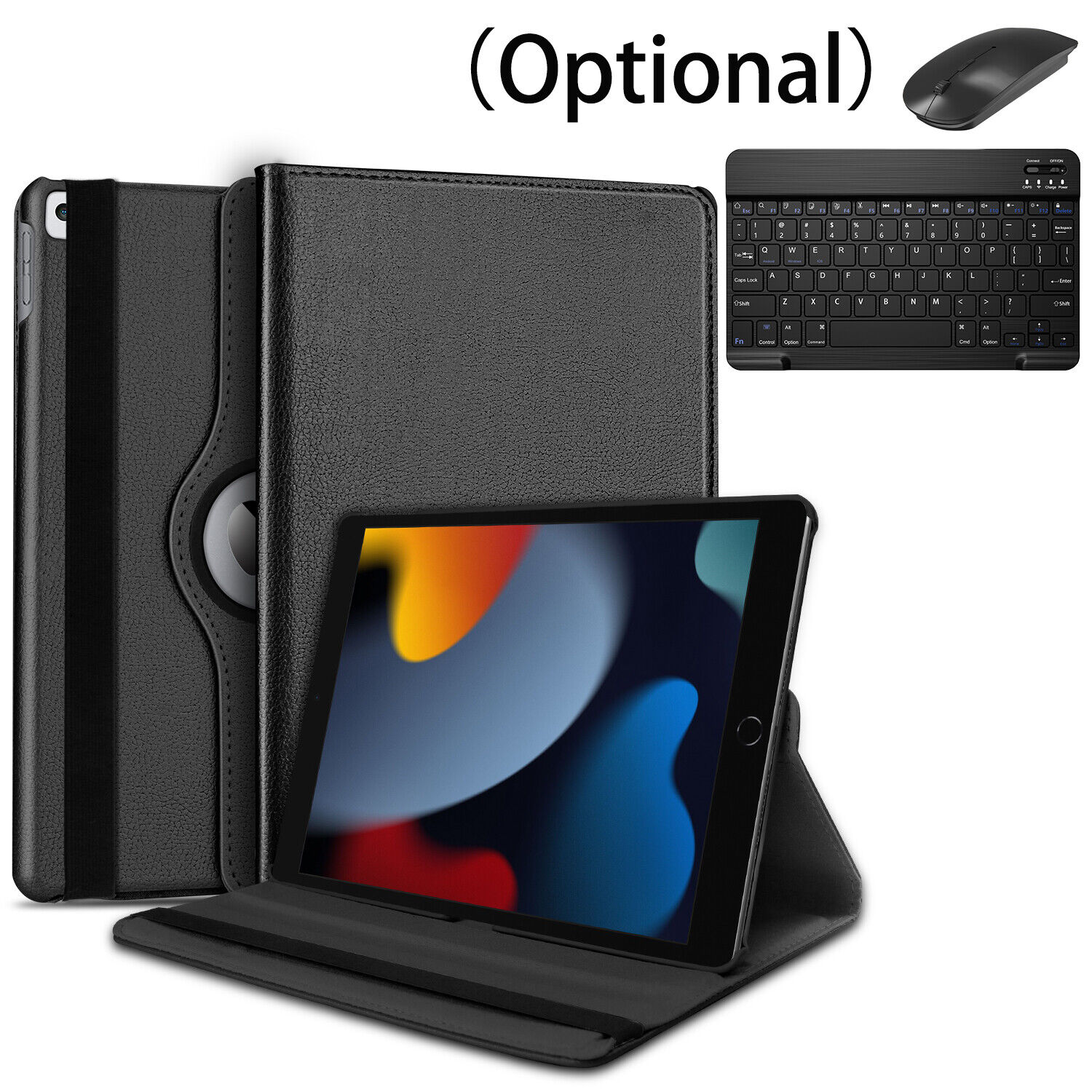For iPad 10th 9th 8th 7th Generation, 10.2'' 10.9'' Tablet Case /Keyboard /Mouse