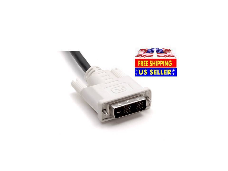 NEW 5FT DVI Male to Male DVI-D Single Link 18+1 Pin Computer Monitor PC Cable