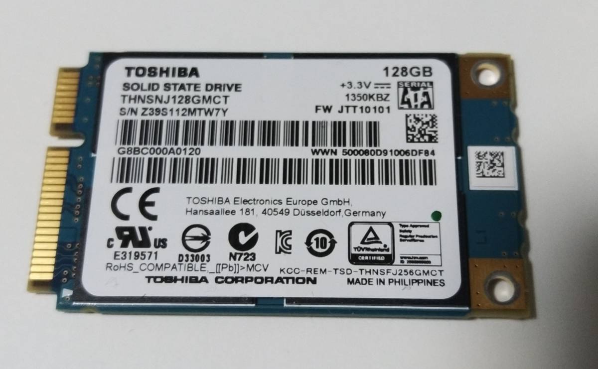 TOSHIBA THNSNJ128GMCT (128GB) mSATA