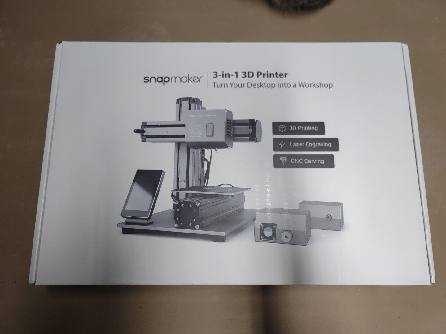 SNAPMAKER ORIGINAL 3-IN-1 3D Printer, CNC, Laser Engraver - 